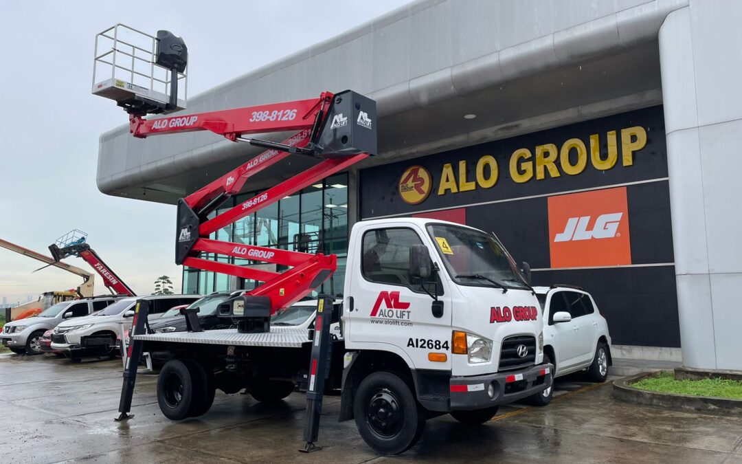 Camión Alzahombre ALO Lift de 20 metros se utilizará para cambio de luminarias en Panamá