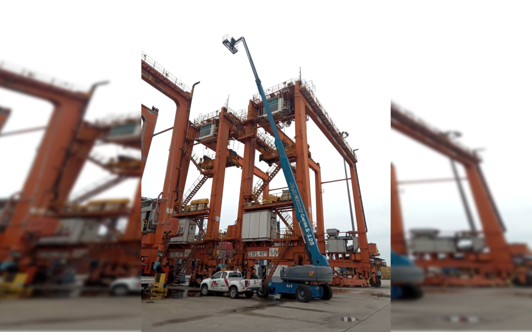 ALO Panamá lidera mantenimiento portuario con los Brazos Telescópicos Genie S-125