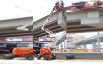 ALO Rental Panamá eleva la construcción con los Brazos Articulados JLG 450 AJ
